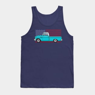 light blue USA Tank Top